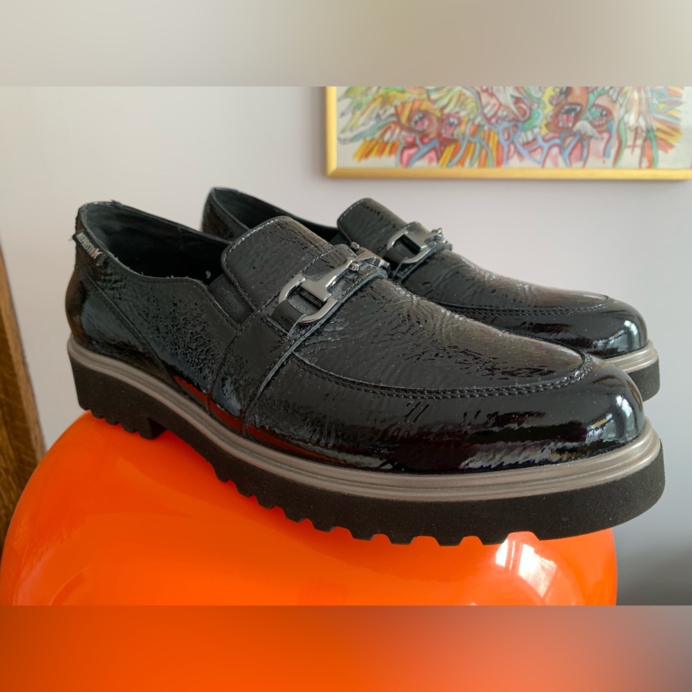 Mephisto Black Sole Loafers